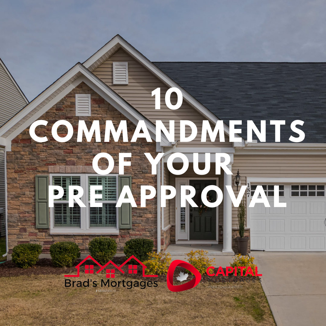 10 Commandments Of Your Pre Approval